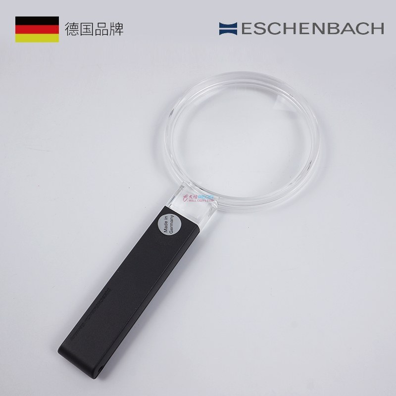 德国ESCHENBACH放大镜低视力助视器 2倍防静电圆形放大镜2642120