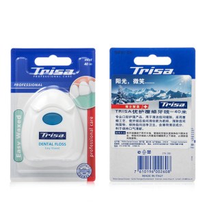 TRISA 优护覆蜡牙线-40米