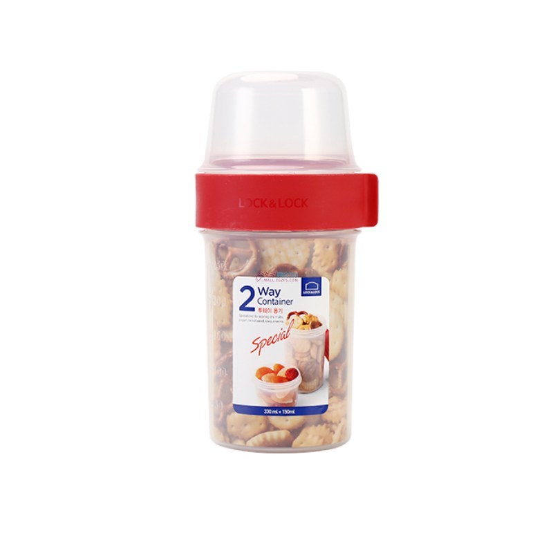 乐扣 双层多用保鲜盒 LLS213（容量330ml+150ml）