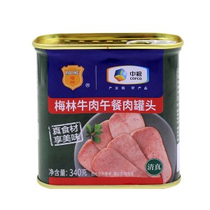 梅林 牛肉午餐肉罐头（清真） 340克