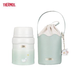 膳魔师（THERMOS）不锈钢食物罐520ml（附袋子+勺子） TCLF-520FS GW