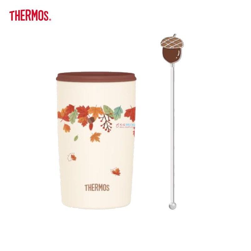 膳魔师（THERMOS）秋意系列不锈钢直饮随行杯415毫升 TCDP-400