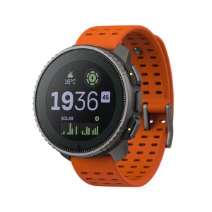 颂拓 SUUNTO Vertical 运动手表太阳能钛合金 峡谷橙 SS050861000