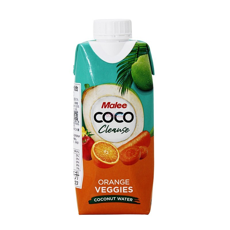 玛丽COCO牌椰子水复合蔬果汁（橙蔬款）330毫升