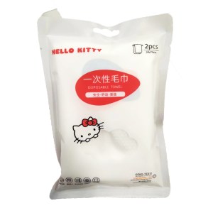 HELLO KITTY 一次性浴巾（2条装）