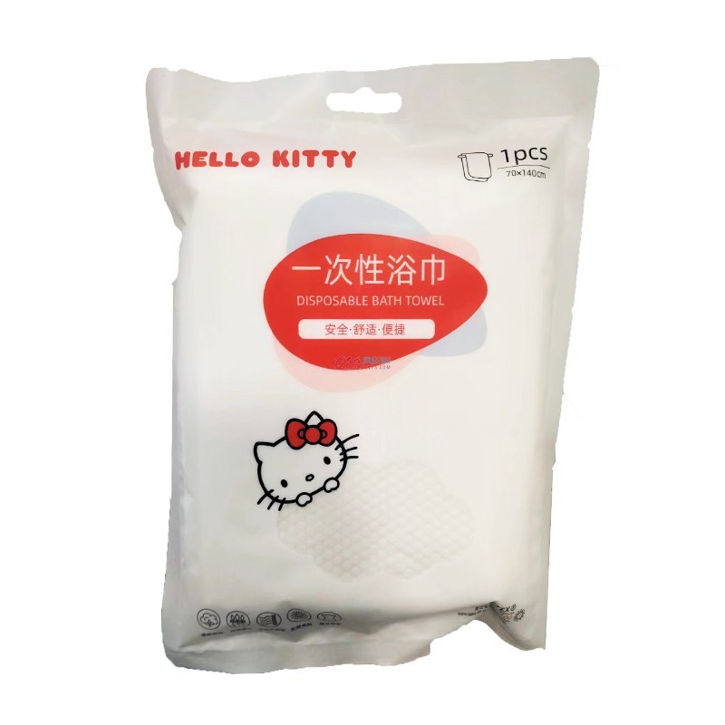 HELLO KITTY 一次性浴巾（1条装）