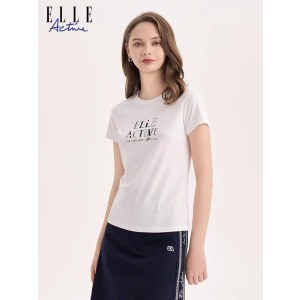 友谊奥莱—ELLE Active针织圆领T恤-GA1Q13002072