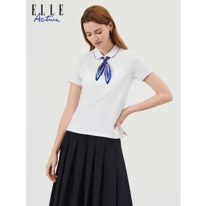 友谊奥莱—ELLE Active针织圆领T恤GA4X13002003