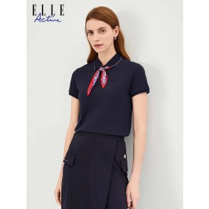 友谊奥莱—ELLE Active针织圆领T恤GA4X13002003