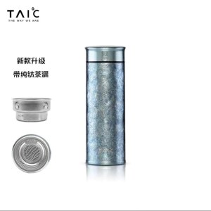 康宁 TAIC纯钛保温杯260ml（带茶漏）