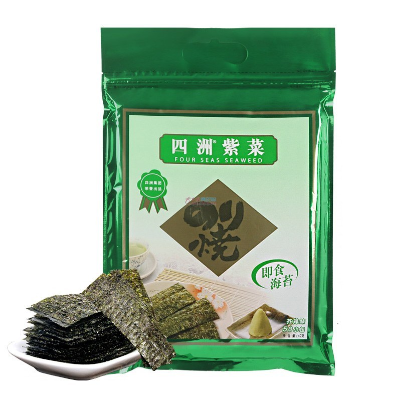 四洲 紫菜50束(芥辣味) 40g