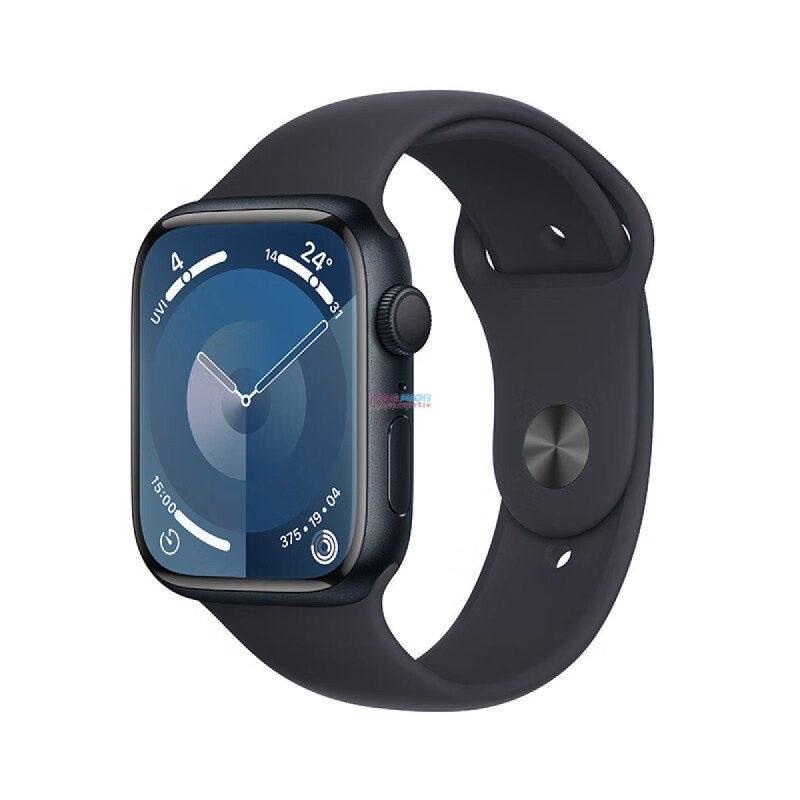 Apple Watch S9 (GPS)45毫米 午夜色铝金属-午夜色运动型表带 - S/M -MR993CH/A