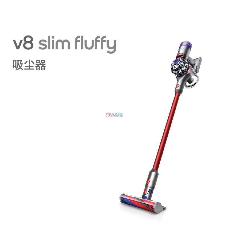 V8 Slim Fluffy戴森吸尘器（Y24 红/铁镍）