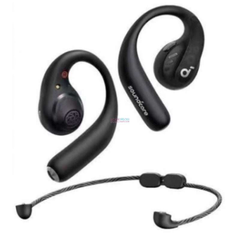 Anker soundcore声阔AeroFit Pro飞跃线不入耳蓝牙耳机 A3871P11 机能黑