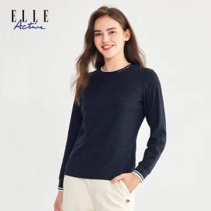 友谊奥莱—ELLE Active针织圆领T恤GA4Q06001029