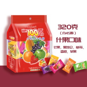 一百份 果汁软糖什锦味 320g