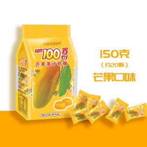 一百份 芒果味果汁软糖 150g