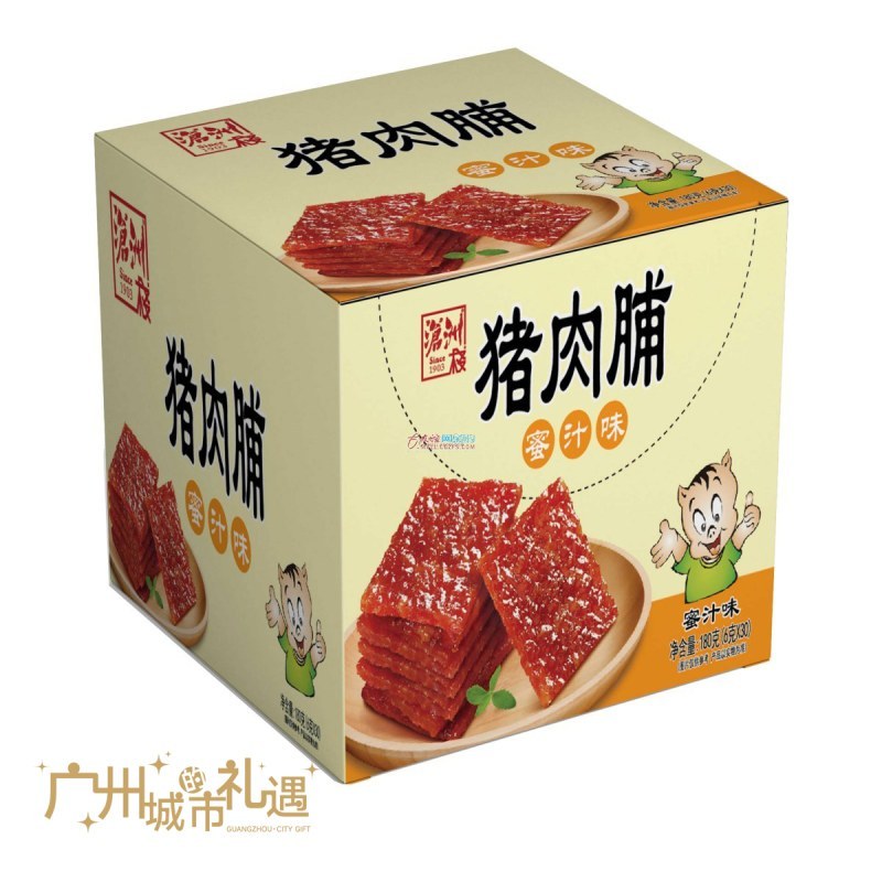 沧州栈 健身族蜜汁味猪肉脯(180克)