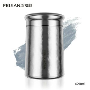 飞剑（FEIJIAN）纯钛焖烧杯420ml TM-042-03A