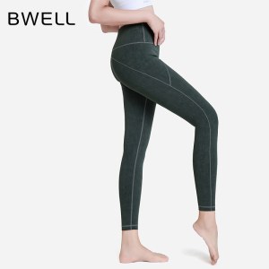 正佳店-BWELL2024秋冬斑驳印花厚款瑜伽裤BWY0003K