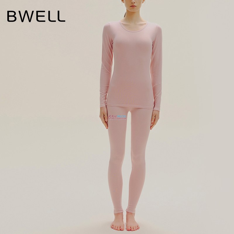 正佳店-BWELL棉圆领保暖套装24秋冬新品时尚保暖套装女BWW7098Z