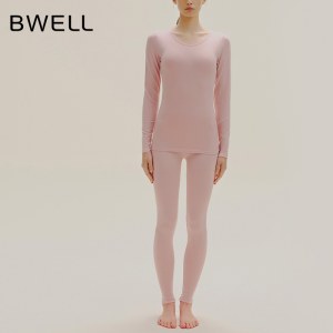 正佳店-BWELL棉圆领保暖套装24秋冬新品时尚保暖套装女BWW7098Z