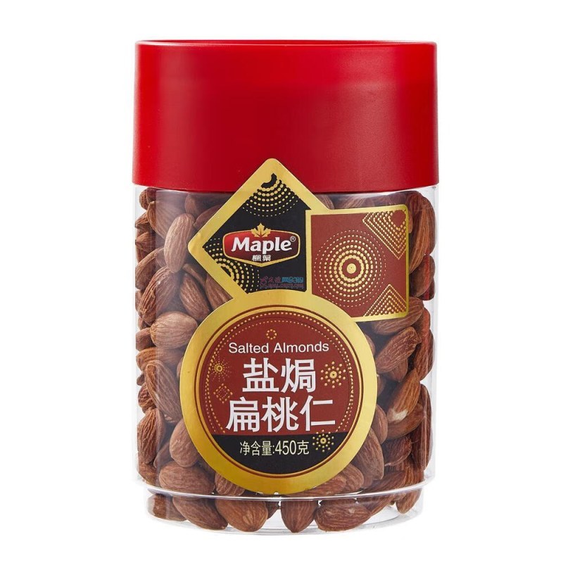 枫叶 盐焗扁桃仁 450g